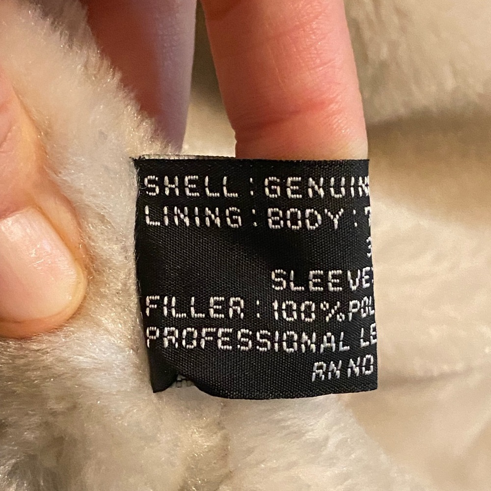 Vintage Adler Collection Suede Leather Jacket soft Faux Sherpa Fur lined Fall - Picture 10 of 10